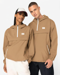 Unisex quarter zipper Windbreaker