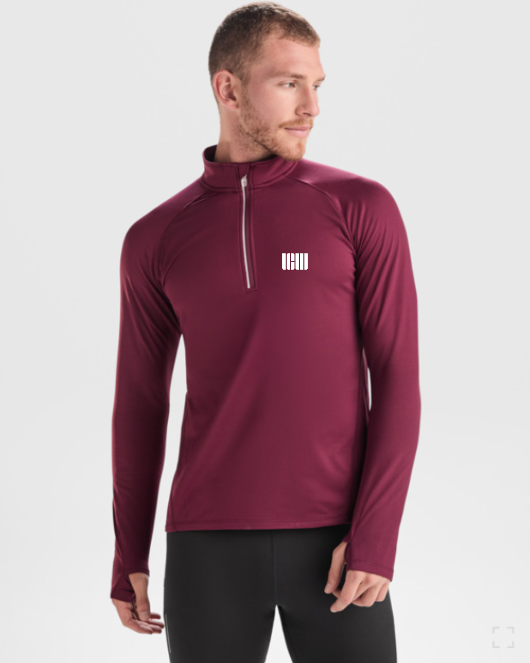 Mens Long Sleeve 1/4 Zip