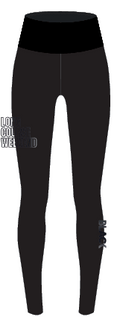 LCW Black 3/4 Length Leggings