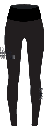 LCW Black 3/4 Length Leggings