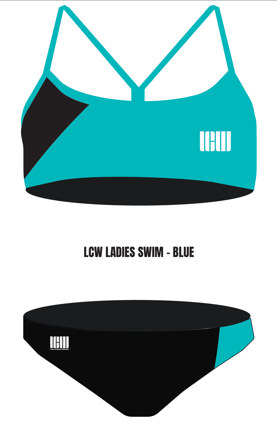 Ladies 2 Piece Swimwear