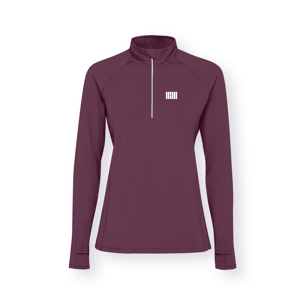 Ladies Long Sleeve 1/4 Zip