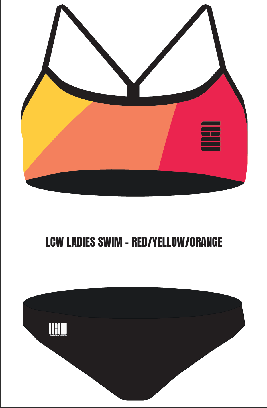 Ladies 2 Piece Swimwear