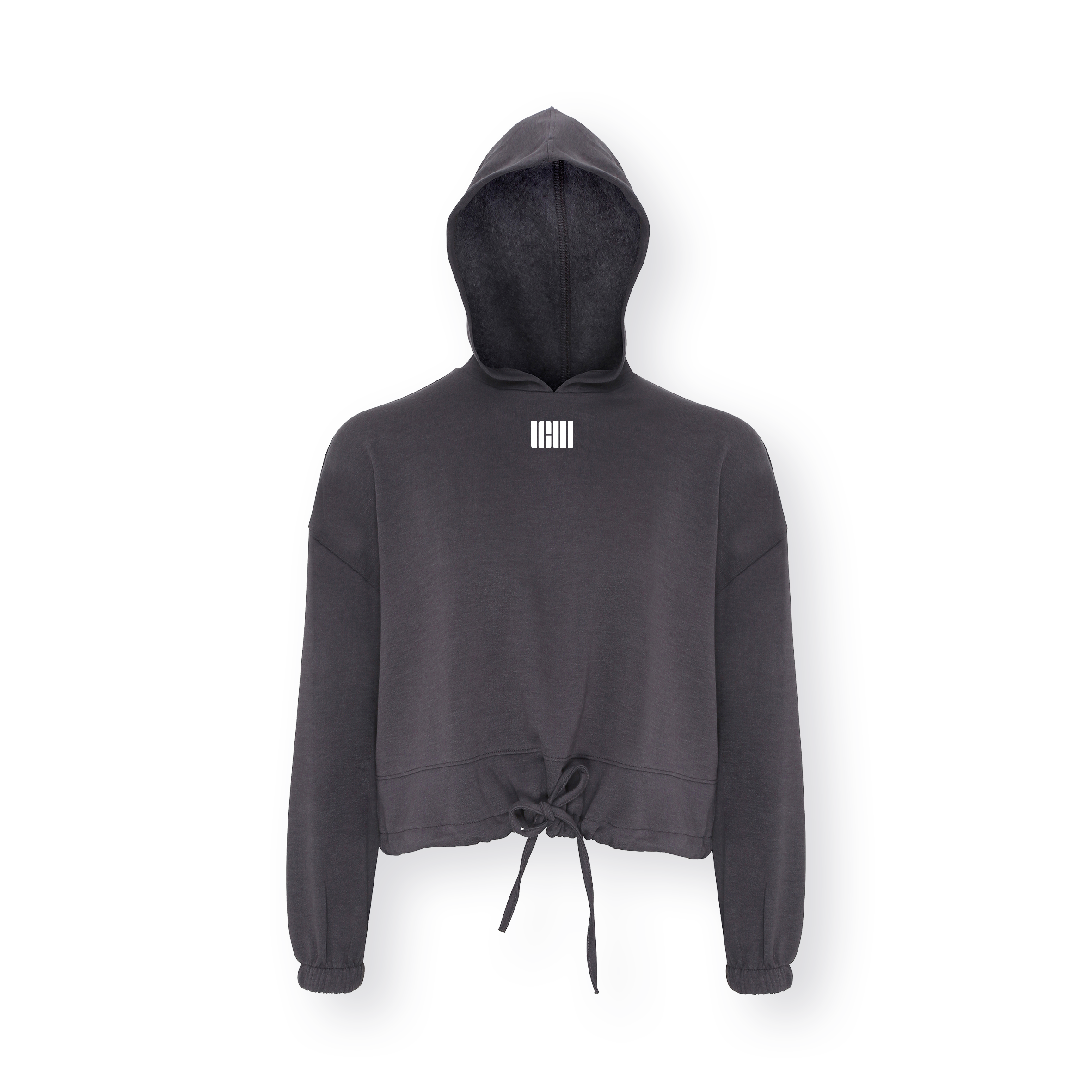 Ladies Cropped Oversized Hoody