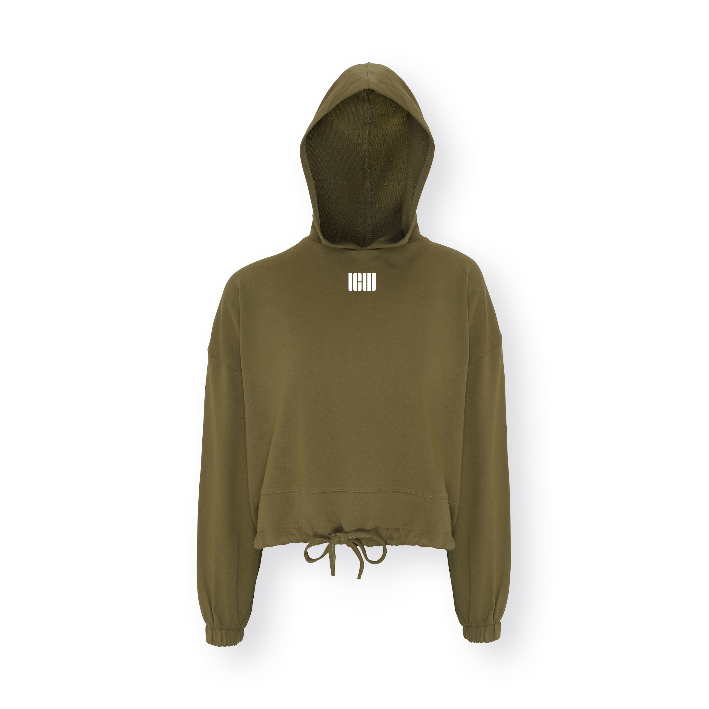 Ladies Cropped Oversized Hoody