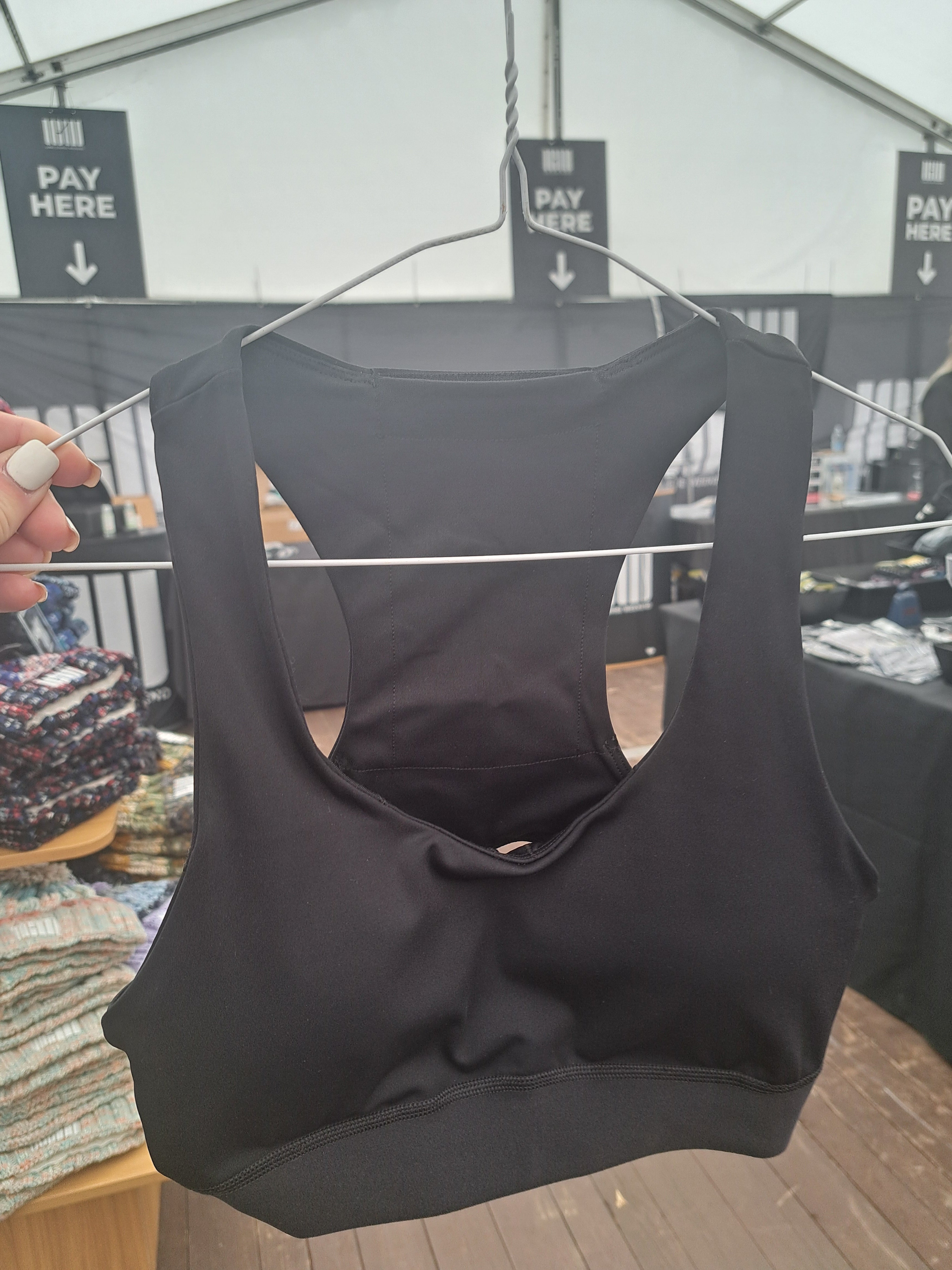 LCW Black Range Sports Bra