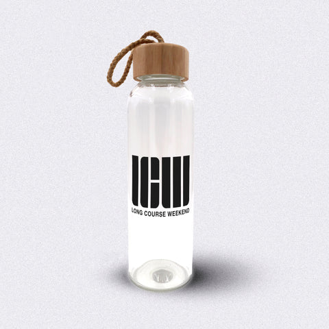 'Woody' Glass Water Bottle